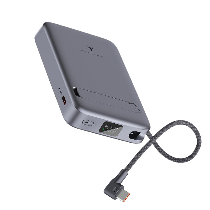 牛魔王 GQ580S+ 10,000mAh Qi2 磁力無線外置充電器