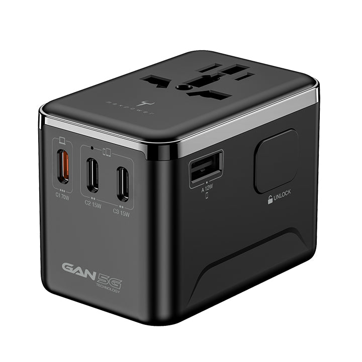 牛魔王 JP700G 70W 4 位 GaN 充電旅遊插座