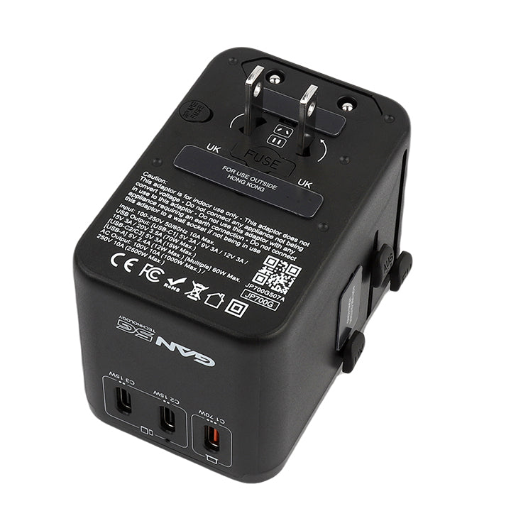 牛魔王 JP700G 70W 4 位 GaN 充電旅遊插座