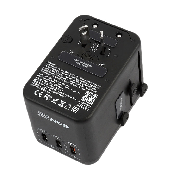 牛魔王 JP700G 70W 4 位 GaN 充電旅遊插座