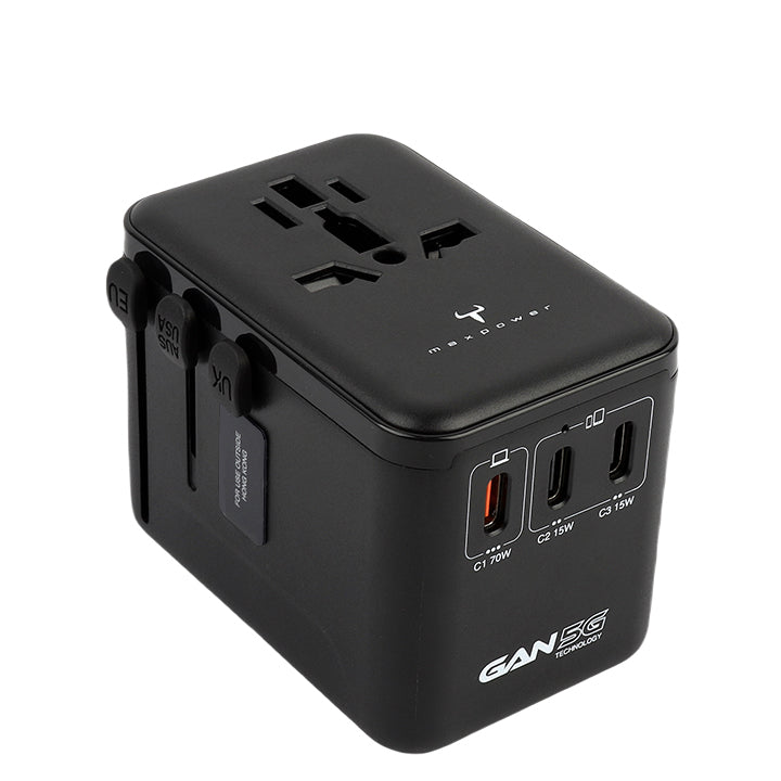 牛魔王 JP700G 70W 4 位 GaN 充電旅遊插座