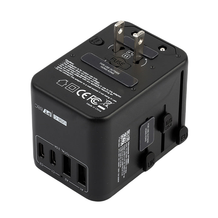 牛魔王 PT88C USB-C 4 位充電旅遊插座