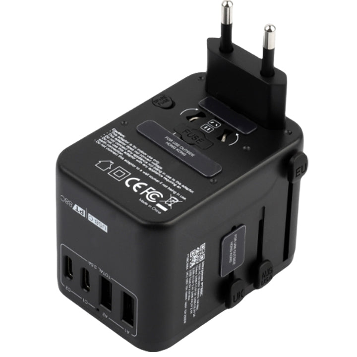 牛魔王 PT88C USB-C 4 位充電旅遊插座