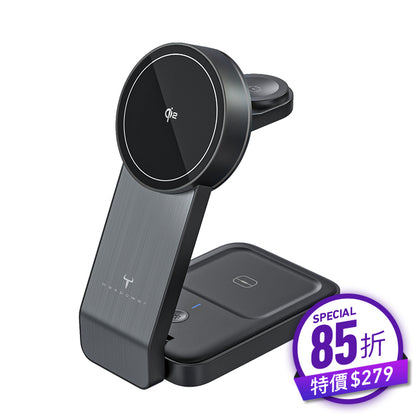 牛魔王 QD882G Qi2 磁力無線充電器