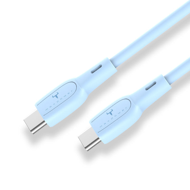 牛魔王YY110C 3A 60W USB-C 充電線(淺藍色) – 2the Max Online